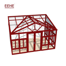 Polycarbonate Sunroom Energy-saving Tempered Insulated Glass Aluminium Sunrooms